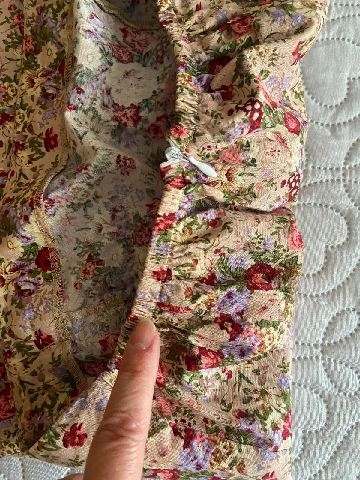 Vestido palabra de honor floral estilo romántico, coquette. Boutique. – photo 12